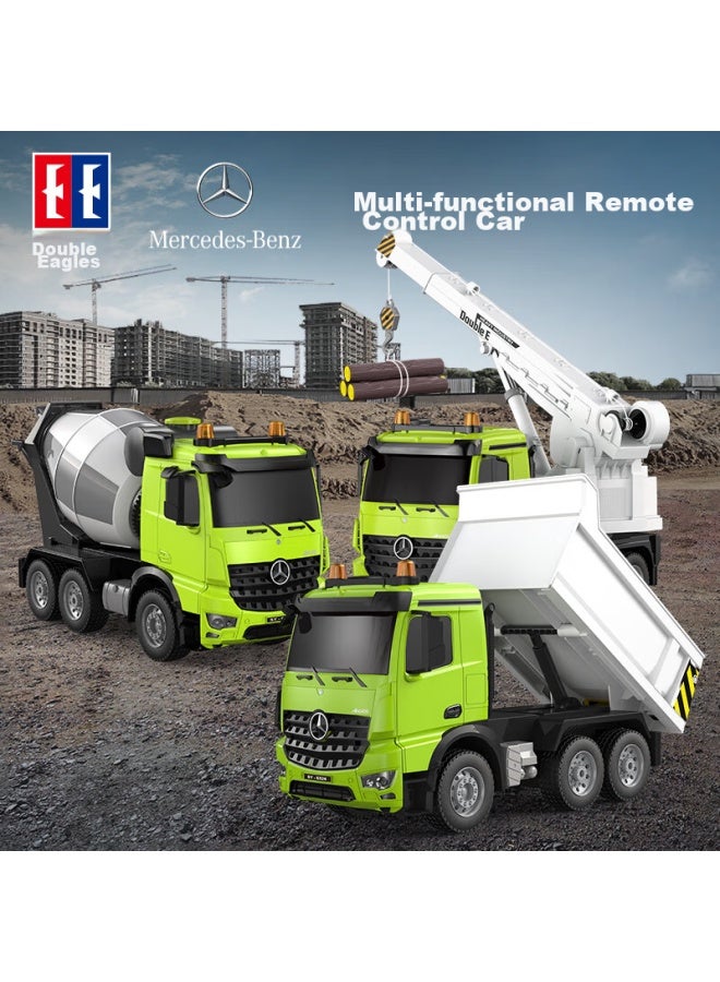 Double E Shuangying Benz Arocs Authorized Engineering Vehicle Remote Control Mixer Truck Toy Model, Birthday Gift For Boys And Girls - Image 2
