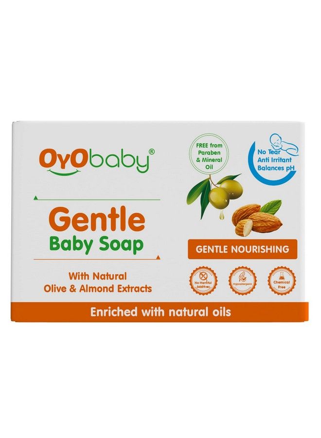 OYO BABY صابون استحمام لطيف للأطفال؛ لبشرة الأطفال الحساسة؛ تنظيف لطيف وصديق للبشرة 75 جرام - Image 2