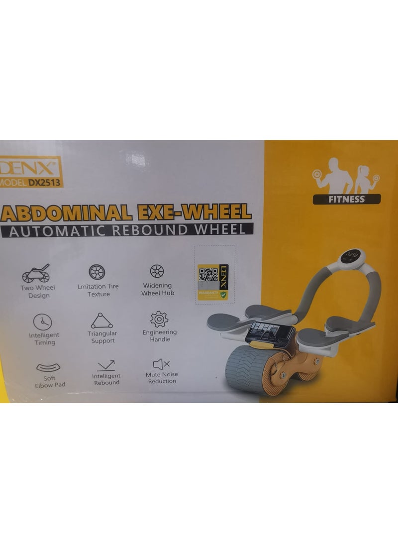 Dinex This self-rebounding abdominal exercise machine is designed to strengthen abdominal and core muscles. It features comfortable padding to support elbows and knees for improved stability and reduced strain. - Image 4