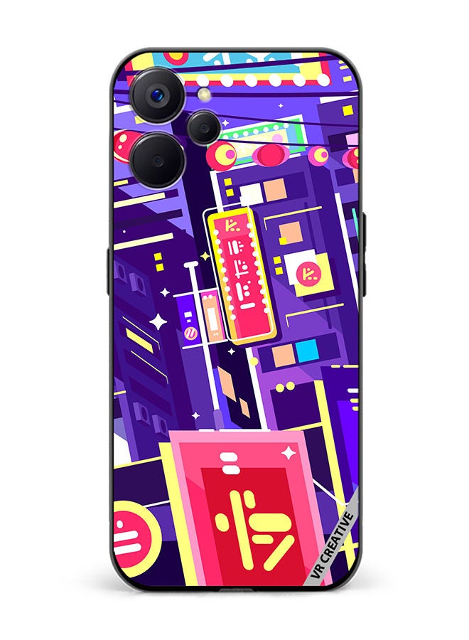 VR CREATIVE Protective Case Cover For Realme 10 5G Evening Chinese City Design Multicolour - Image 1