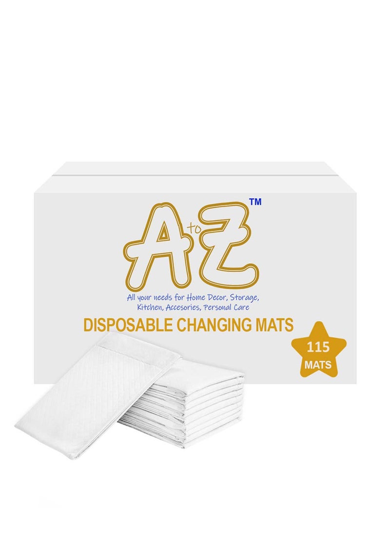 A TO Z A To Z - Disposable Changing mats (45x60cm) Large, Pack Of 115 - White  - Image 1