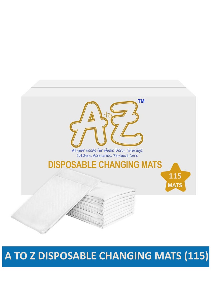 A TO Z A To Z - Disposable Changing mats (45x60cm) Large, Pack Of 115 - White  - Image 2
