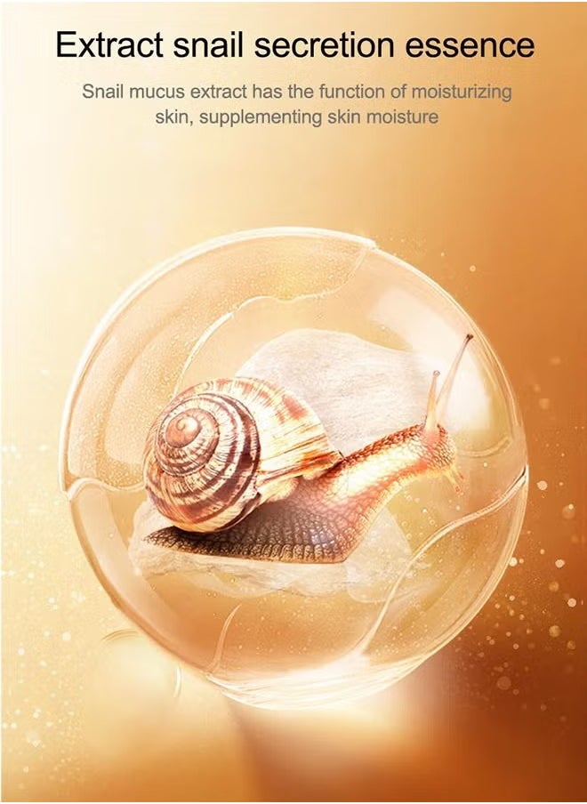 SADOER - Snail Essence Moisturize Eye Cream 20g, Anti Aging, Exquisitely Repair Skin, Moisturize, Fade Eye Lines, Dark Circles and Black Spots, Shrink Pores and Tighten Skin, Moisturizing Eye Serum, Eye Care - Image 1