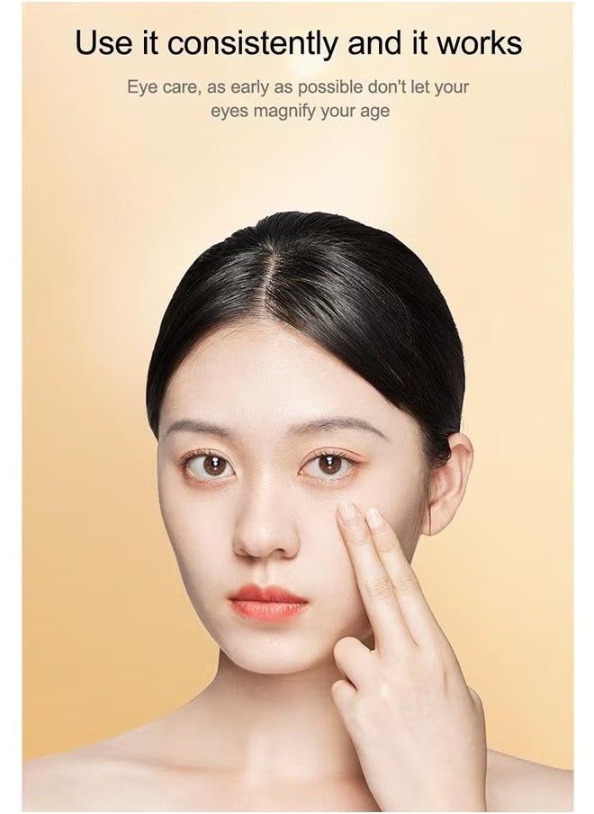 SADOER - Snail Essence Moisturize Eye Cream 20g, Anti Aging, Exquisitely Repair Skin, Moisturize, Fade Eye Lines, Dark Circles and Black Spots, Shrink Pores and Tighten Skin, Moisturizing Eye Serum, Eye Care - Image 1
