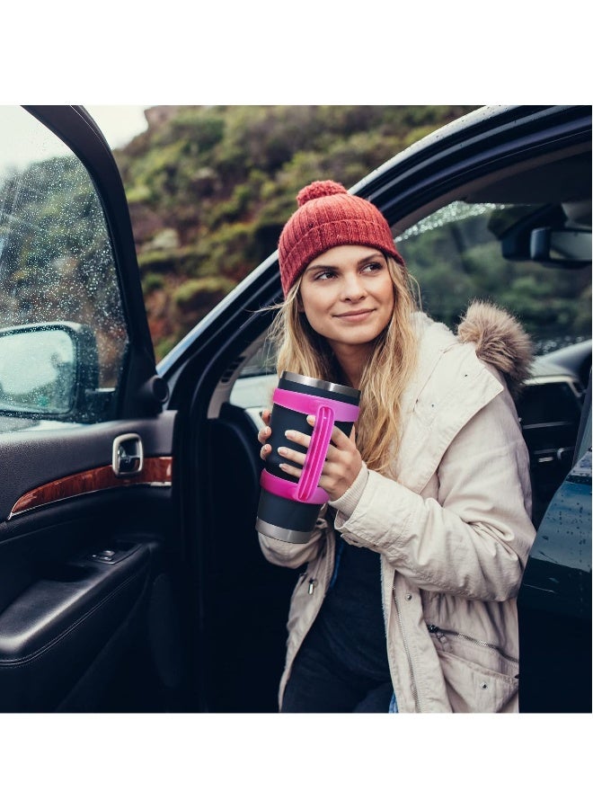 5Pcs Tumbler Handle, Tumbler Holder for 30 oz of RTIC, SUNWILL, Tervis All Brand Travel Tumbler Cup Mug Simple Modern (5 Colors) - Image 4
