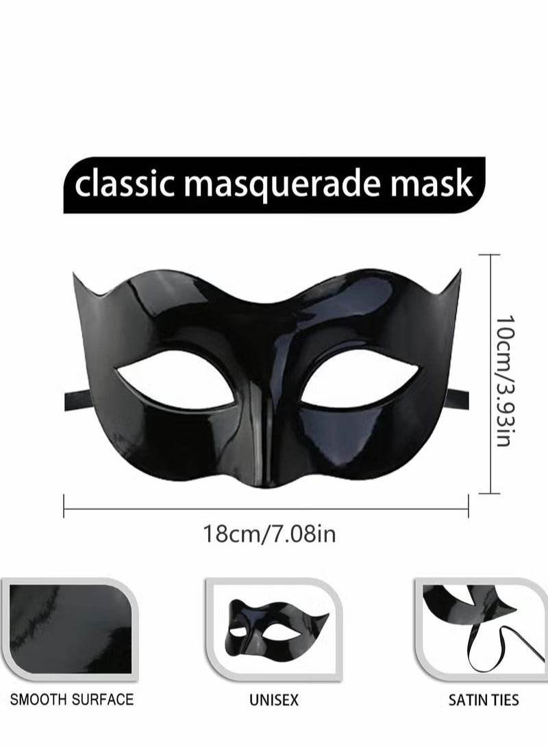 Masquerade Mask for Couples, Mardi Gras Venetian Side flower Mask, Ball Masks, Metal Prom Women Men (2 PCS) - Image 4