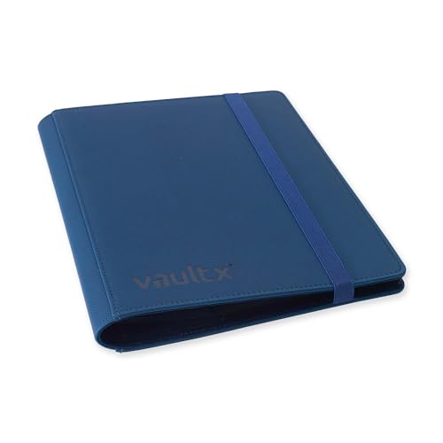 Vault X 9 Pocket Strap Binder, 360 Cards, Exo-Tec Material, 20 Side-Loading Pages (Blue) - Image 2