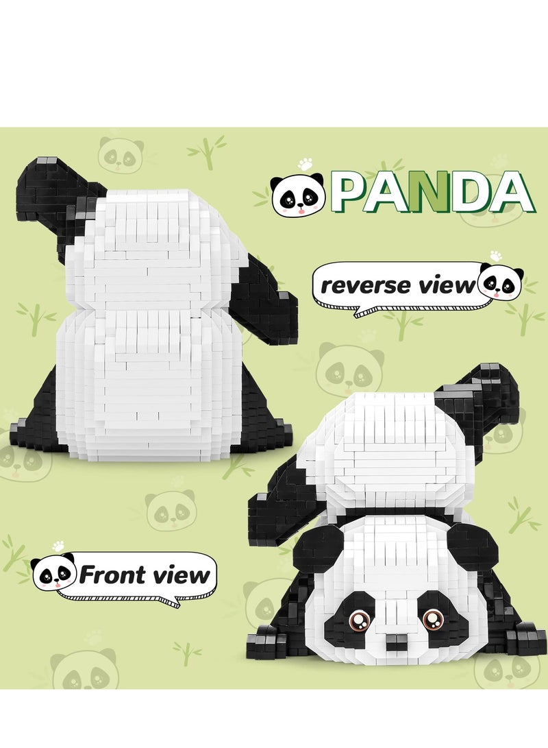 LING Mini Panda building blocks toy set, 1325 pieces, suitable for adults, children's party gifts - Image 5