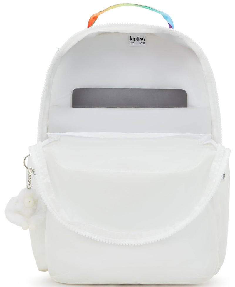 KIPLING KIPLING كيبلن حقيبة ظهر لابتوب نسائية سيول 15"، متينة، فسيحة مع أشرطة كتف مبطنة، مع غلاف واقي مدمج - Image 3
