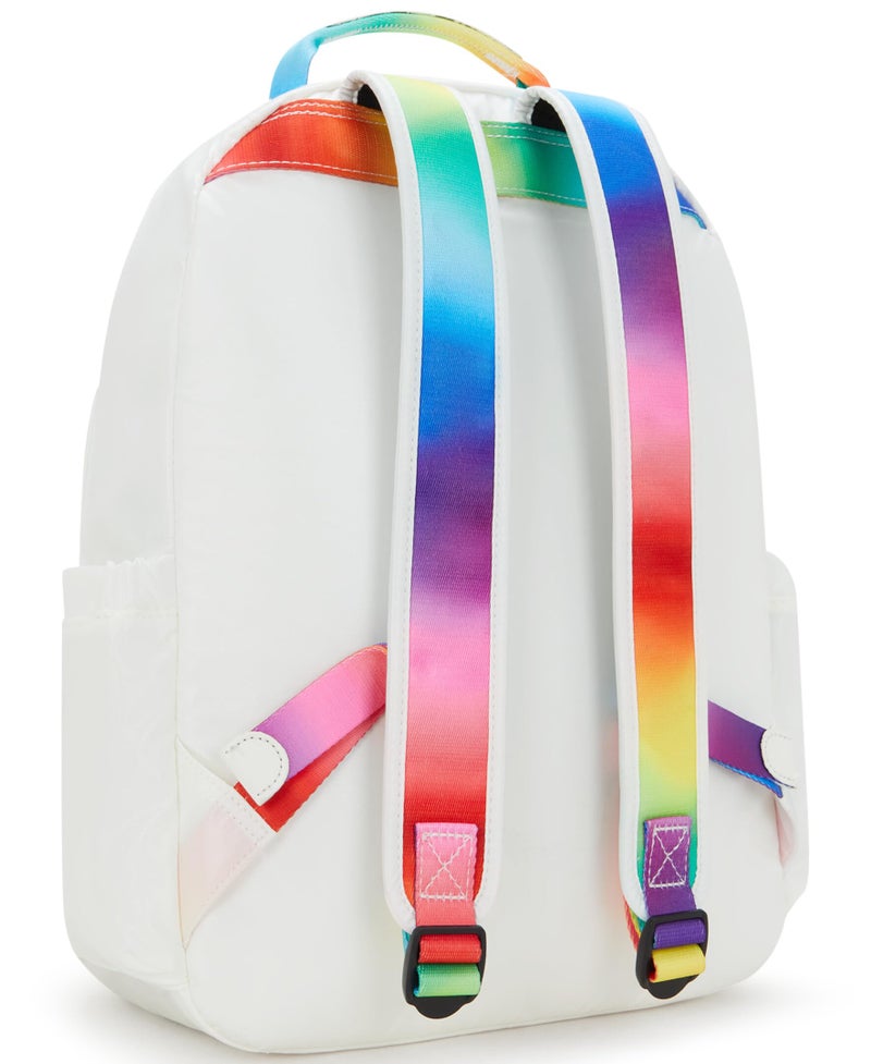 KIPLING KIPLING كيبلن حقيبة ظهر لابتوب نسائية سيول 15"، متينة، فسيحة مع أشرطة كتف مبطنة، مع غلاف واقي مدمج - Image 2