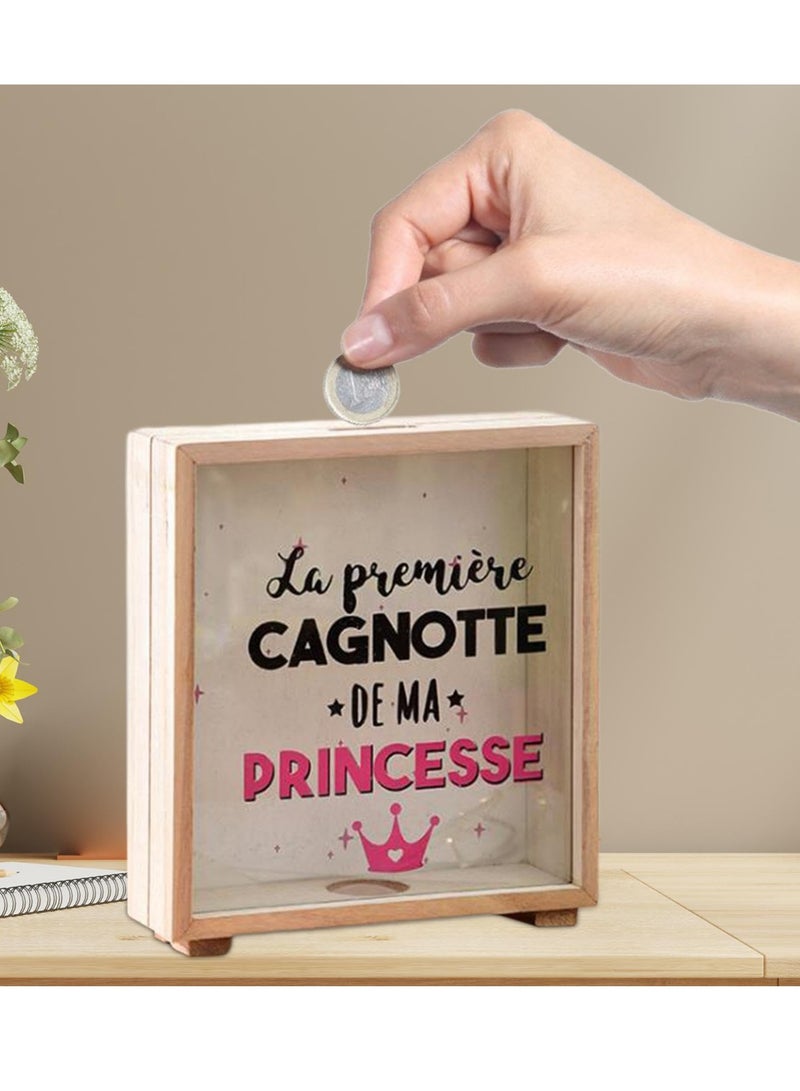 Barakah صندوق أرشيف المغامرات، إطار ظل خشبي مع غطاء زجاجي، صندوق أموال لحفظ تذاكر السفر، تذاكر الحفلات، والذكريات - Image 2