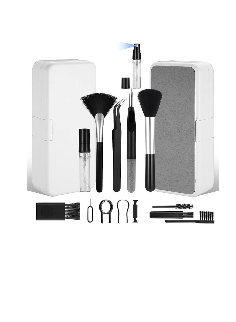 19 in 1 Multifunctional Cleaning Kit Keyboard Cleaner Kit for Laptop, Phone, Camera, Earphones.with Brush, Cleaning Pen, Keycap Puller, Built-in Phone Holder - Image 2