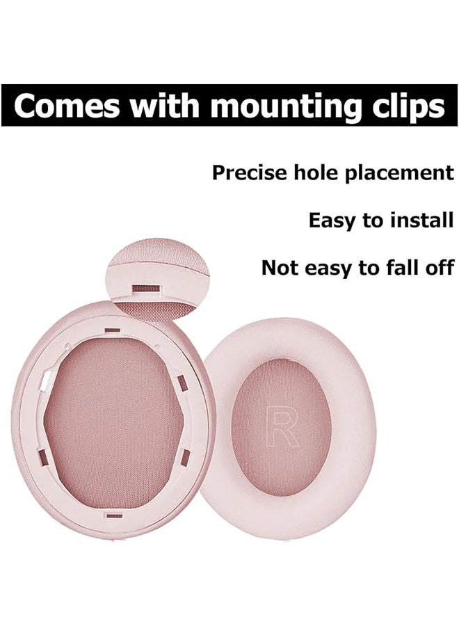 HAVEN Replacement Ear Pads Compatible with Life Q30, Q35 Headphones, Soft Protein Leather Earpads - Pink - Image 4