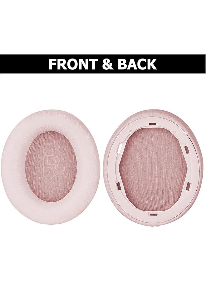 HAVEN Replacement Ear Pads Compatible with Life Q30, Q35 Headphones, Soft Protein Leather Earpads - Pink - Image 5