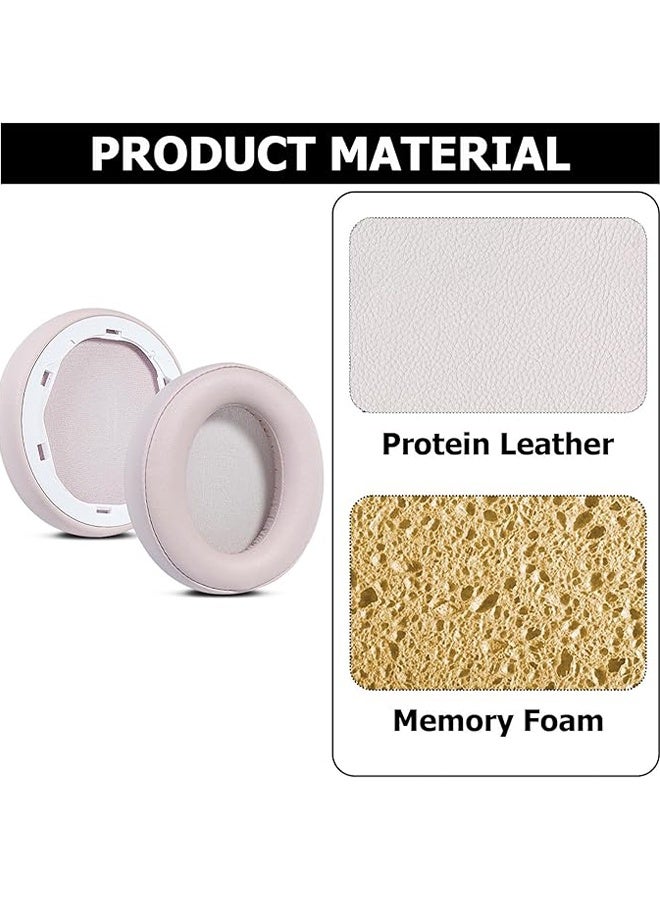 HAVEN Replacement Ear Pads Compatible with Life Q30, Q35 Headphones, Soft Protein Leather Earpads - Pink - Image 2