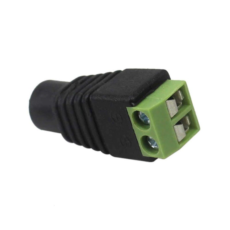 INVENTO 20Pcs DC Female Jack Plug 55x21mm with Screw Terminal Connector For CCTV Camera LED Strips DC Connections DIY Projects - Image 4