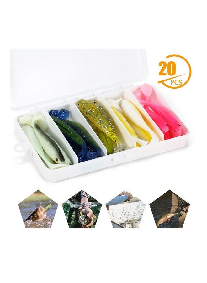 NIBEMINENT - Artificial Soft Fishing Lure Silicone Worm Bait Tackle Tool 02 16*2.5*9cm - Image 1
