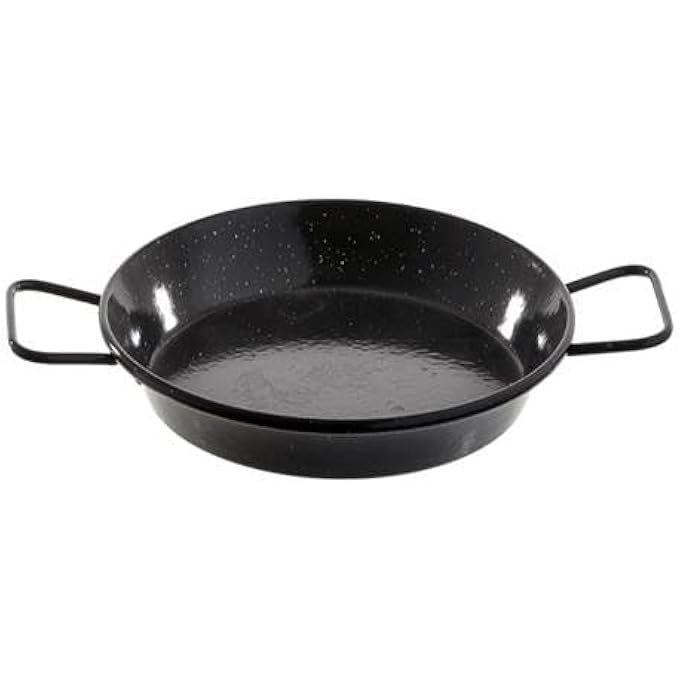 HENDI Paella Large Sheet Steel Pans With 2 Handles 340 Mm X 50 Mm Size - Image 1