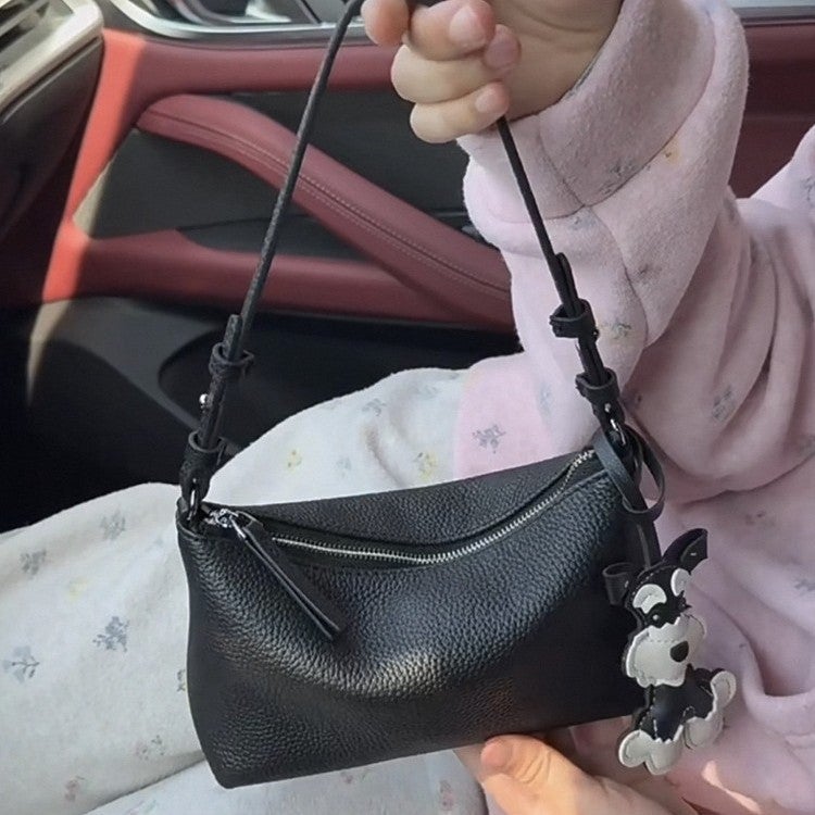 حقيبة كتف جديدة بسيطة على الطراز الكوري من PU مبطنة للنساء - Image 4