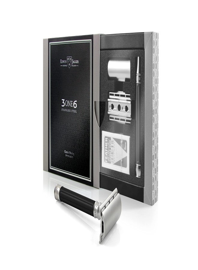 Edwin Jagger 3ONE6 Steel Razor (Black) - Image 3