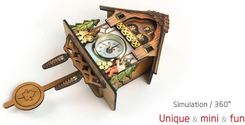 klarako Cuckoo Clock Wall Clock with Bird, Watch, Children Decoration, Home Time Watch  A - Image 4