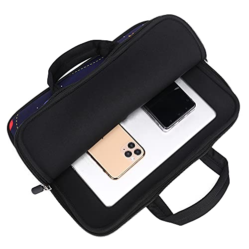 HEABPY 11" 11.6" 12" 12.1" 12.5" inch Laptop Carrying Bag Chromebook Case Notebook Ultrabook Bag Tablet Cover Neoprene Sleeve Fit Apple MacBook Air Samsung Google Acer HP DELL Lenovo Asus (Rocket) - Image 4