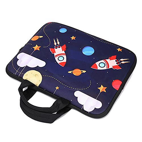 HEABPY 11" 11.6" 12" 12.1" 12.5" inch Laptop Carrying Bag Chromebook Case Notebook Ultrabook Bag Tablet Cover Neoprene Sleeve Fit Apple MacBook Air Samsung Google Acer HP DELL Lenovo Asus (Rocket) - Image 3