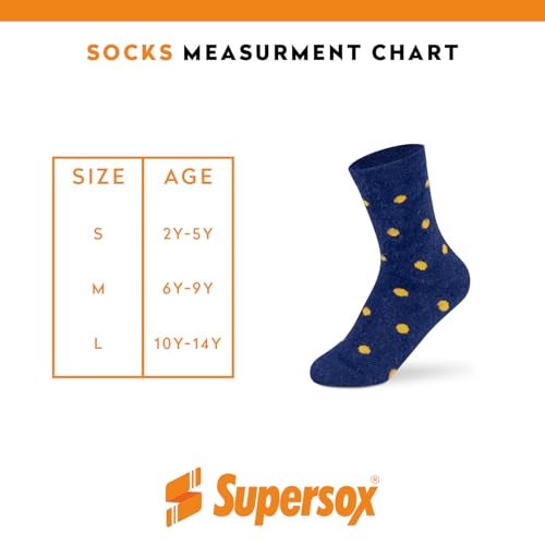 Supersox Regular Length Cute Fuzzy Thermal Control Socks for Girls, Breathable, Anti Odour & Moisture Absorbent with a Extra Durable Welt, Ideal For All Day Wear (Pack Of 3) (2-5 Years) - Image 3
