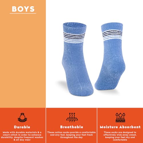 Supersox Regular Length Cute Fuzzy Thermal Control Socks for Girls, Breathable, Anti Odour & Moisture Absorbent with a Extra Durable Welt, Ideal For All Day Wear (Pack Of 3) (2-5 Years) - Image 5