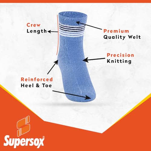 Supersox Regular Length Cute Fuzzy Thermal Control Socks for Girls, Breathable, Anti Odour & Moisture Absorbent with a Extra Durable Welt, Ideal For All Day Wear (Pack Of 3) (2-5 Years) - Image 4