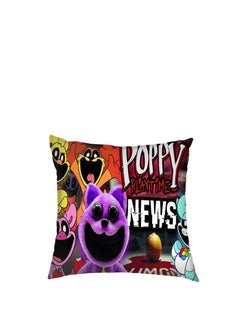 Y&D Smiling Critters Throw Pillow Covers,Case Cover Square Cushion Cover,Smiling Critters Cartoon peripheral,Animal Cushion Covers Pillow Case Cover for Sofa Car Bedroom Home Decor  - Image 1