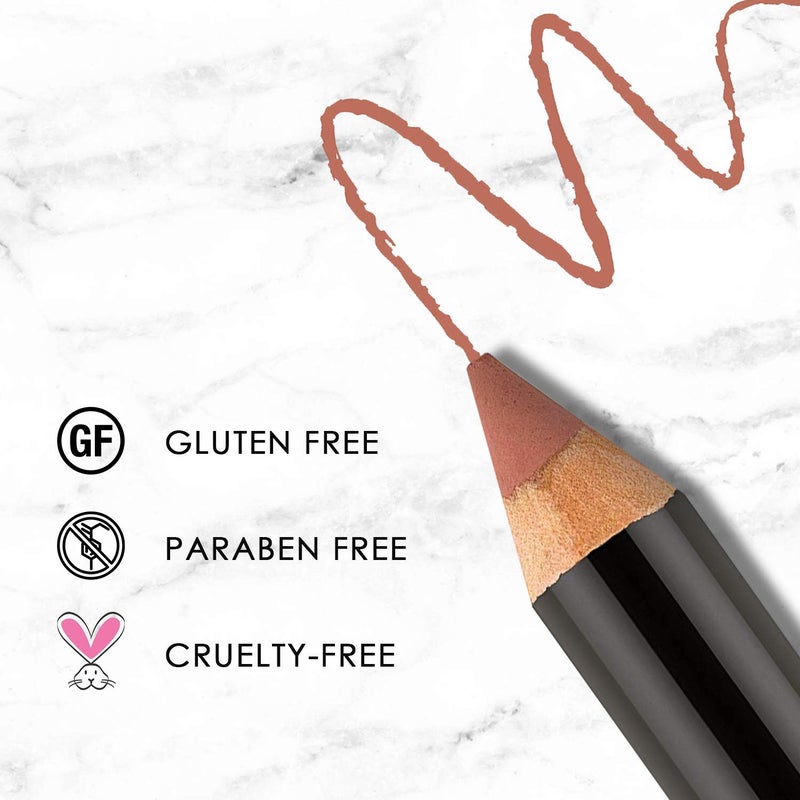 Bodyography Barely There Lip Pencil | Lip Liner Pencil with Coconut Oil, Vitamin E & C | Long-Lasting, Matte Liner for Definition & Color | Makeup Essential for Smooth Lip Contour - Image 2