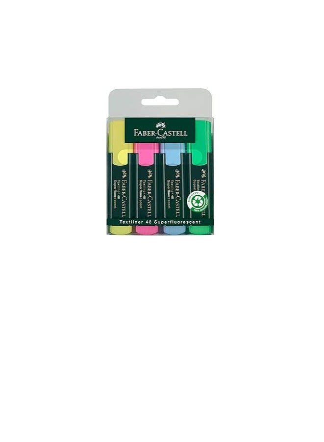 FABER-CASTELL Faber-Castell Classic Highlighter Wallet Of 4  - Image 1