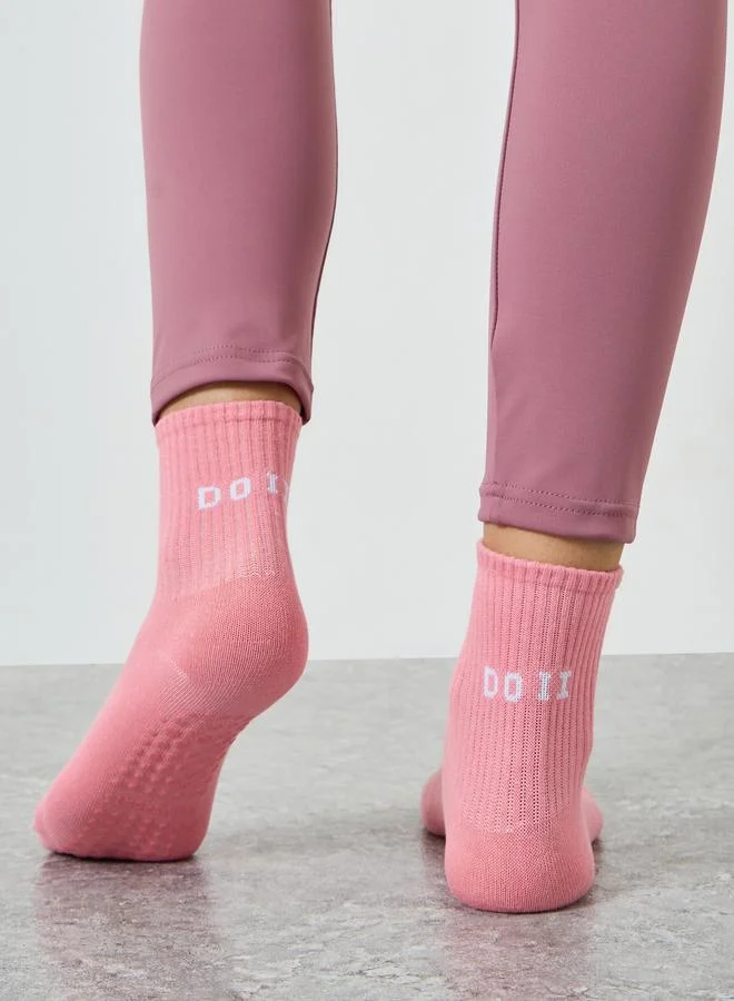 Styli Do It Text Silicon Pads Socks