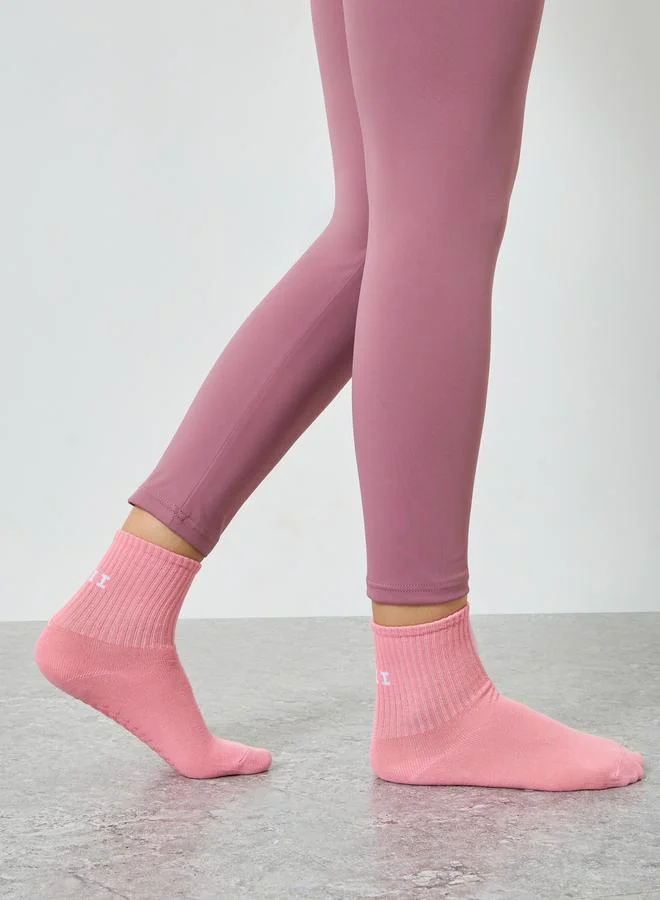 Styli Active  Do It Text Silicon Pads Socks for Women | Best Price UAE