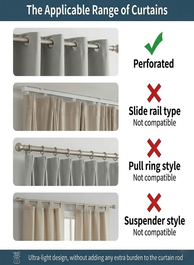 Avoirdus 12 PCS Curtain Spacers for Curtain Rods, 85 mm EVA Foam Drapery Spacers with Side Cut Design, Snap On Curtain Rod Attachments for Even Curtain Pleats, Curtain Rod Spacers for Home Bathroom Living Room - Image 5