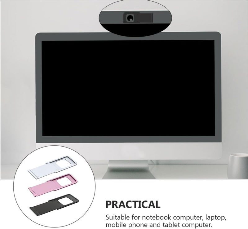 LABRIMP 3pcs Webcam Cover for Phone, Laptop Tablet, Protection Slide with Mixed Colors, Compatible with Notebook Computers, Shield for Visual Security Random Color - Image 3