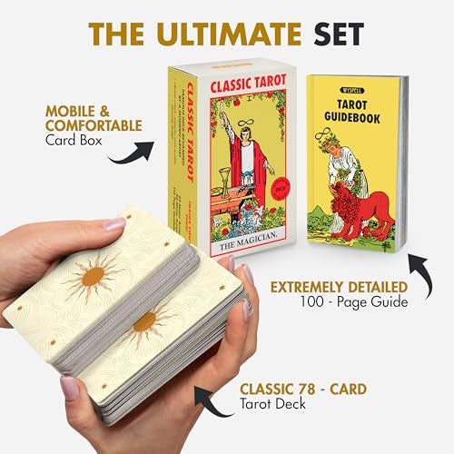Wyspell Classic Tarot Cards for Beginners Original Tarot Cards with Guide Book Beginner Friendly Traditional Tarot Deck Light - Image 5