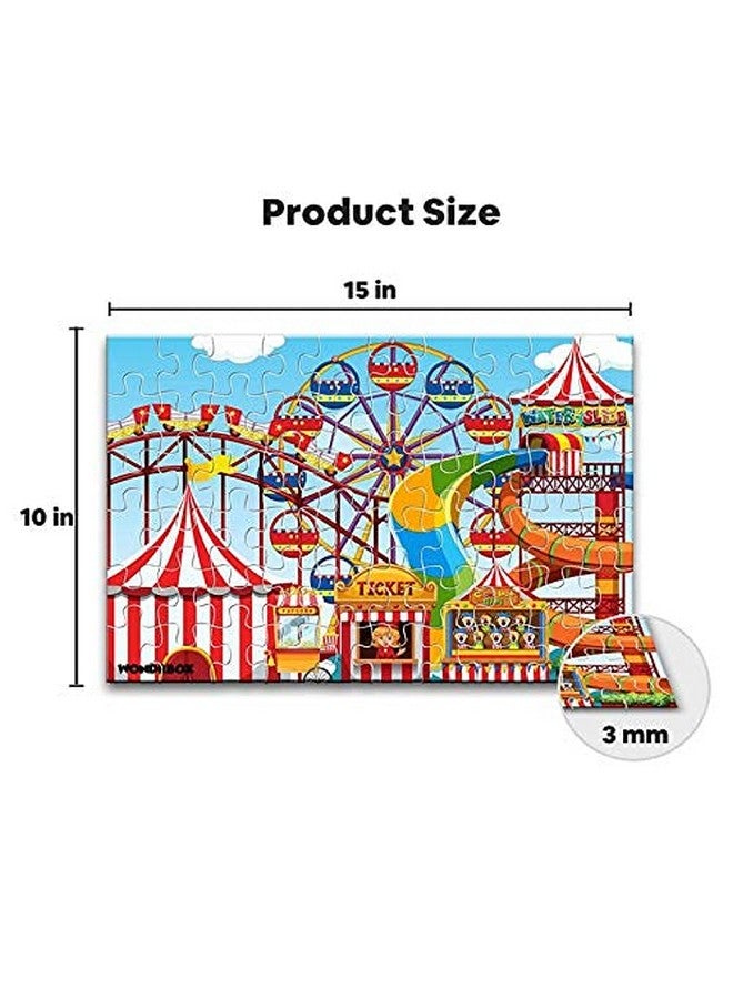 WONDRBOX 60 pcs Carnival Theme Jigsaw Puzzle Birthday Party Favor and Return Gifts for Kids Ages 5 6 7 8 9 10 11 12 Year Old Boys and Girls - Image 3