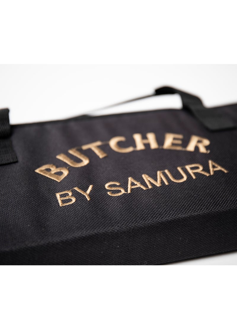Samura Samura Butcher Kitchen Knives Set of 2 | Skinning Knife, Butcher Knife, Honing Rod, Bag | AUS-8 Stainless Steel Blades | Professional Grade | Precision Cutting | Hardness 58-59 HRC | Anti Slip  - Image 2