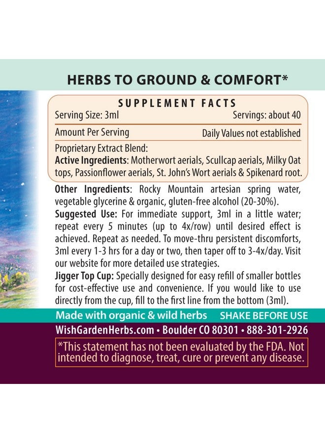 Wishgarden Herbs Emotional Ally Allnatural Fastacting Liquid Herbal Supplement With Passionflower Scullcap St Johns Wort & Motherwort Supports Emotional Grounding A Big Herbal Hug 4Oz - Image 3