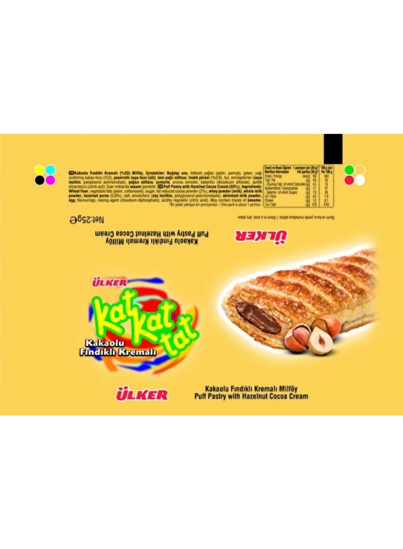 Ulker Kat Kat Hazelnut Wafer – 3-Pack | Crispy Layered Wafer with Rich Hazelnut Cream | Light, Crunchy & Delicious Snack - Image 2