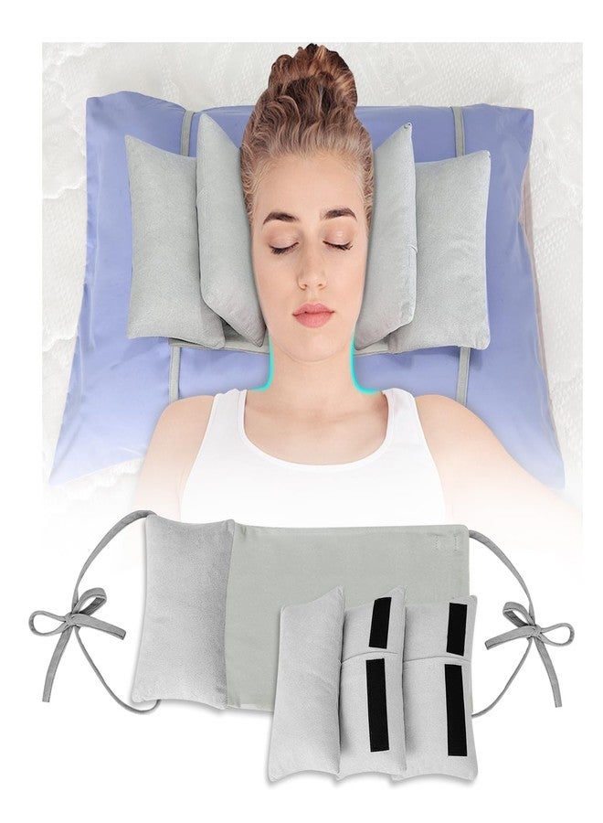 Mybow Beauty Pillows for Sleeping Anti Aging Wrinkle Face Surgery Sleep Upright Pillow Back Training Neck Stabilizer Face Wrinkle Prevention Head Straight Immobilizer Positioning Wedge Support Pillows - Image 1