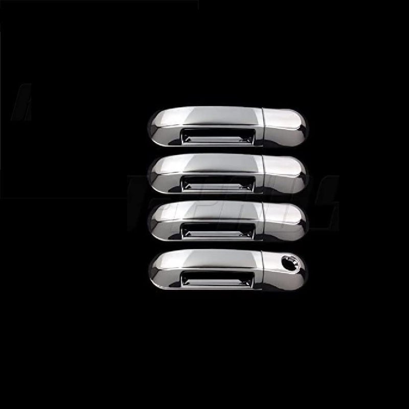 A-PADS Compatible with(Just Overlay Stick on) 4 Chrome Door Handle Cover for 02-03 04 05 06 07 08 09 10 Ford Explorer/Explorer Sport TRAC 07-10/Lincoln Aviator 03-04 05 - W/O Passenger Key - Image 5