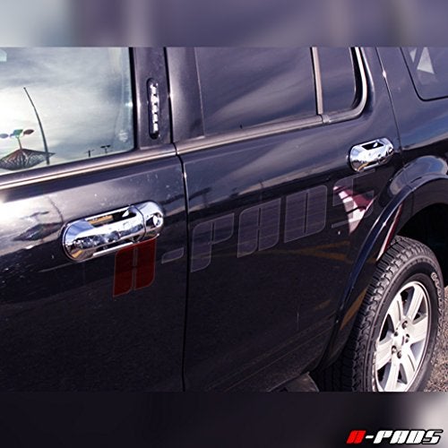 A-PADS Compatible with(Just Overlay Stick on) 4 Chrome Door Handle Cover for 02-03 04 05 06 07 08 09 10 Ford Explorer/Explorer Sport TRAC 07-10/Lincoln Aviator 03-04 05 - W/O Passenger Key - Image 2