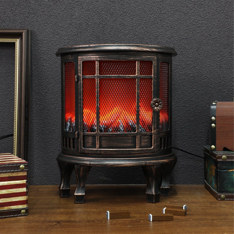 1pc Fireplace Adornment Decorative Lamp Living Room Decoration (Coffee) - Image 3