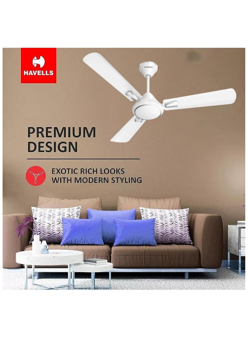 Havells CREW DECO CEILING FAN Energy Saver 56INCH  PEARL WHITE - Image 3