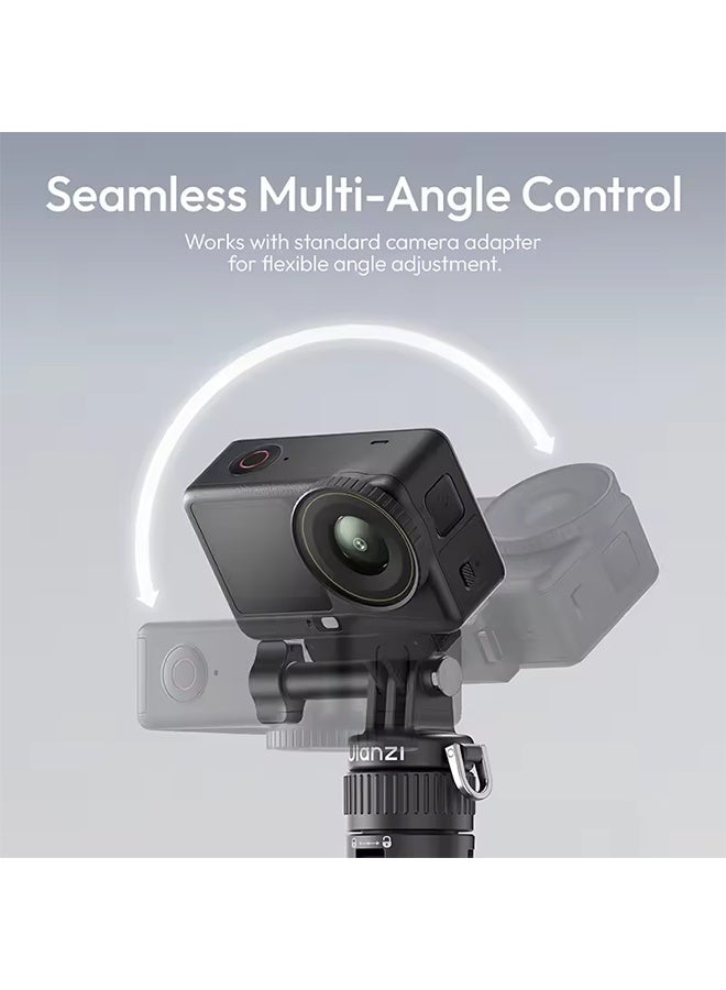 يولانزي عصا سيلفي Ulanzi MT92 Action Camera Selfie Stick 2 في 1، حامل ثلاثي القوائم لـ DJI وGopro للتصوير الفوتوغرافي في الهواء الطلق وفيديو Vlog - Image 5