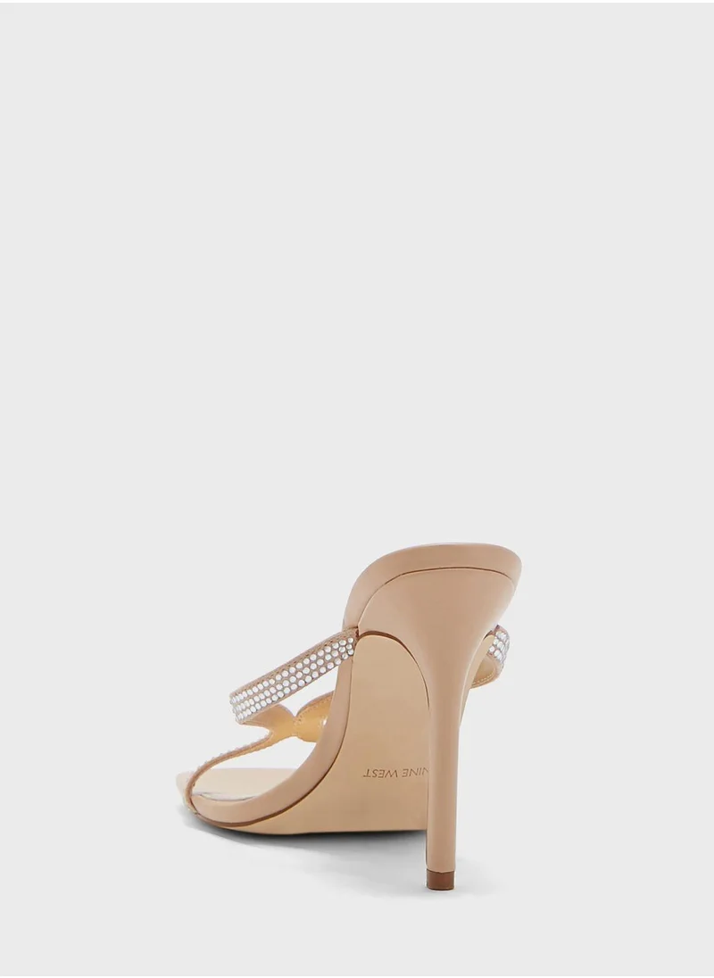 NINE WEST Corner Strap High Heel Sandals