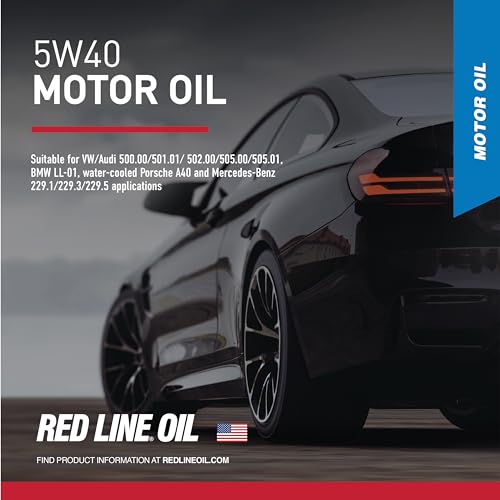 Red Line زيت محرك صناعي بالكامل 5W40 من ريد لاين 15405 - 1 جالون - Image 2